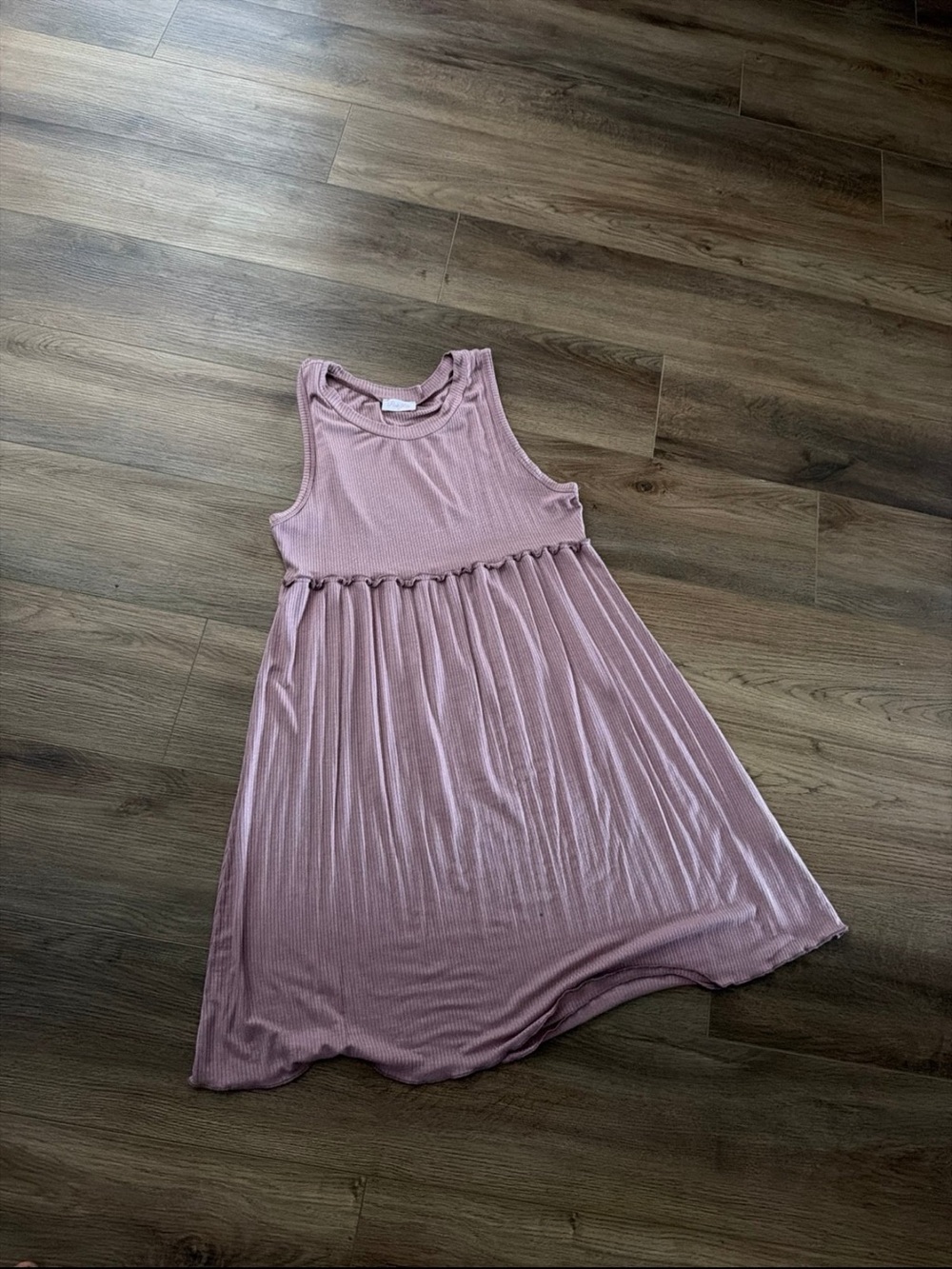 Pink lily dress